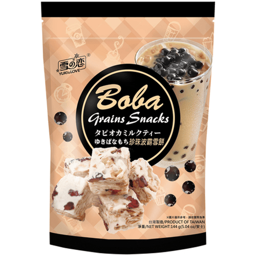 Yuki & Love Boba-granen snack melkthee 144 g