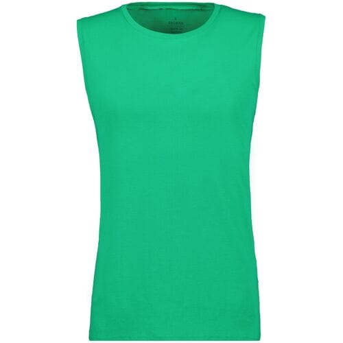Ragman Ondermode Athletic Jersey Shirt Round Neck Licht Groen / male