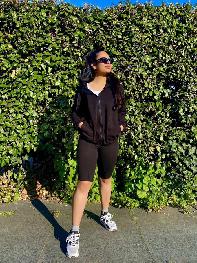 Loungewear Combi Set / Bikershort & Vest / S