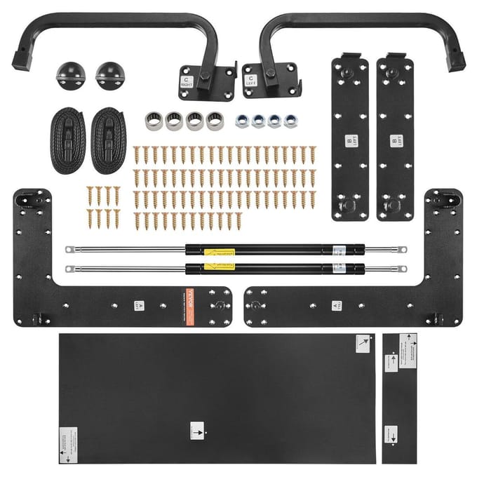 Murphy Bed Kit Volledig Luxe Doe-het-zelf Wandbed Mechanische Hardware Kit Klapbaar
