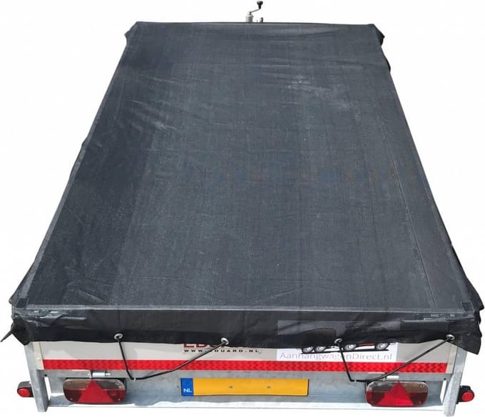 Premium aanhangernet - gaasnet - 200x140 cm - inclusief elastiek rondom - UV bestendig