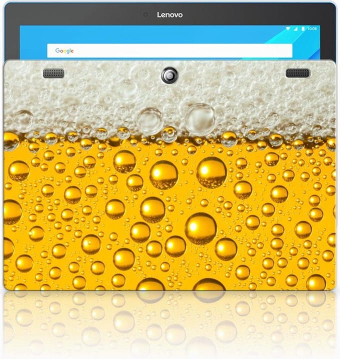 Back Cover voor Lenovo Tab 10 | Tab 2 A10-30 Tablet Cover Bier