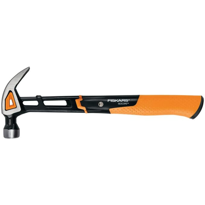 Fiskars IsoCore Serie - Klauwhamer - 16oz - Ergonomische Greep - Schokabsorberend