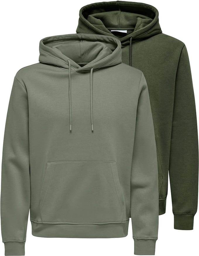 Only & Sons Heren hoddie 2 pack Connor