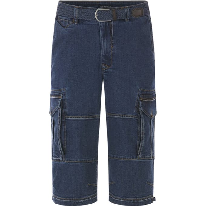 Babista herren Denim Bermuda - 56 - blauw - Plus Size