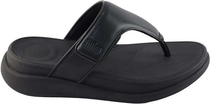 Fitflop F-Mode Toe Post.All Black