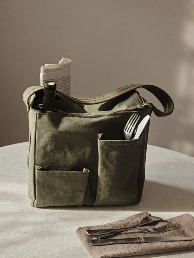 Ferm Living - Bark picknicktas - groen