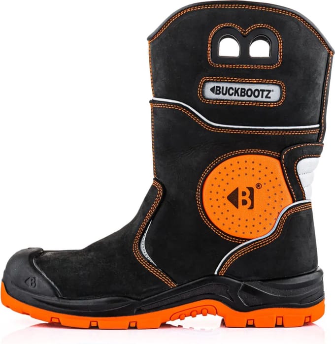 Buckbootz Laars BVIZ5ORBK S7S - Zwart/Oranje - 46