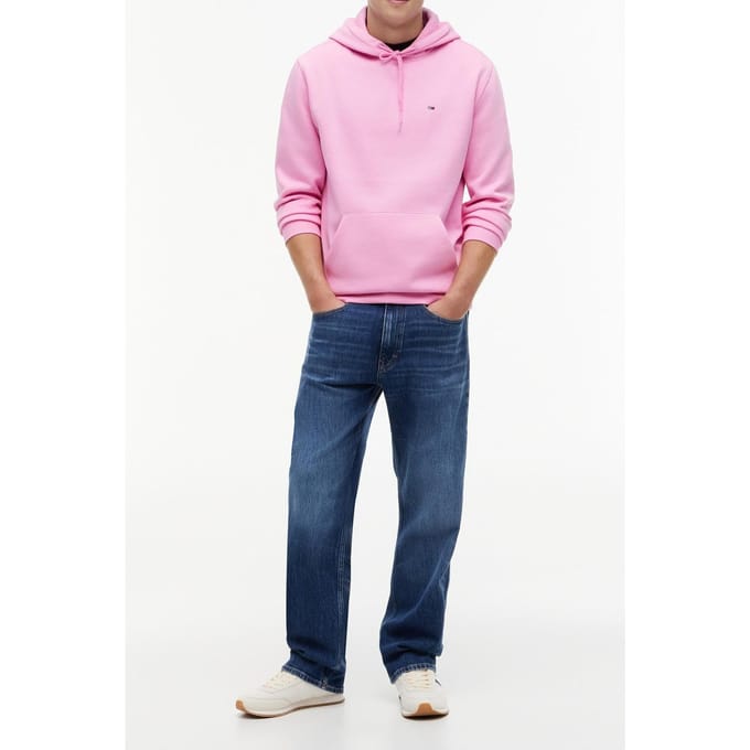 Tommy Hilfiger Regular Flag Hoodie Pink Daisy Größe: L | Kaputzenpullis Outlet | Herren | Rosa