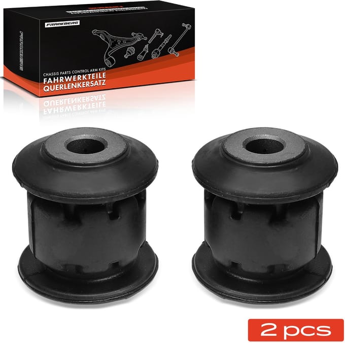 Frankberg 2x rubberbus draagarm vooras voor VW Golf 5 6 Plus Audi