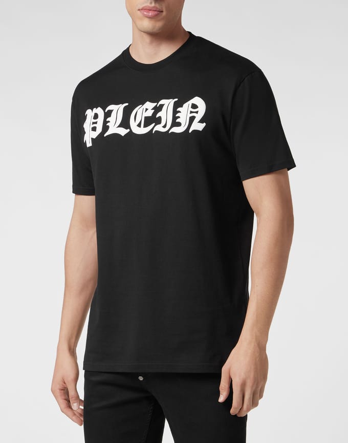 T-Shirt Ronde Hals Gothic Plein