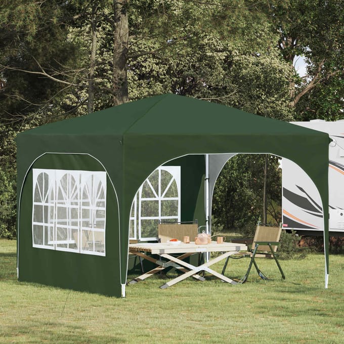 vidaXL - Pop-up - Feesttent - 290 - x - 290 - x - 245 - cm - Groen