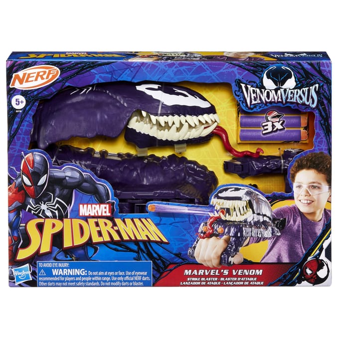 Marvel Spider-Man VenomVersus Marvel's Venom Strike - Speelgoedblaster - Nerf - Rollenspelspeelgoed - Verkleedaccessoire