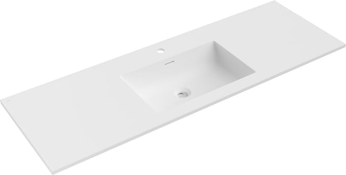 Mexen Otis inbouw wastafel 141 x 46,5 cm, wit mat - 25181401