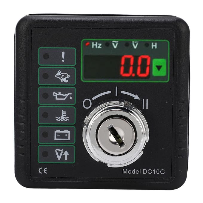 Motor Handmatige Start Controller Diesel Generator Besturingsmodule met Spanning Accumulatietijd Weergave DC10G 15‑300VAC