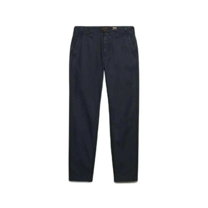Superdry Tapered Washed Chino Broek Zwart 30 / 32 Man