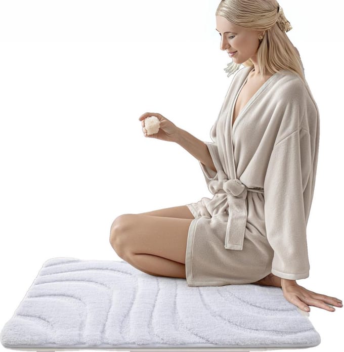 Badmat Anti Slip - Douchemat - Bathroom mats - Wit