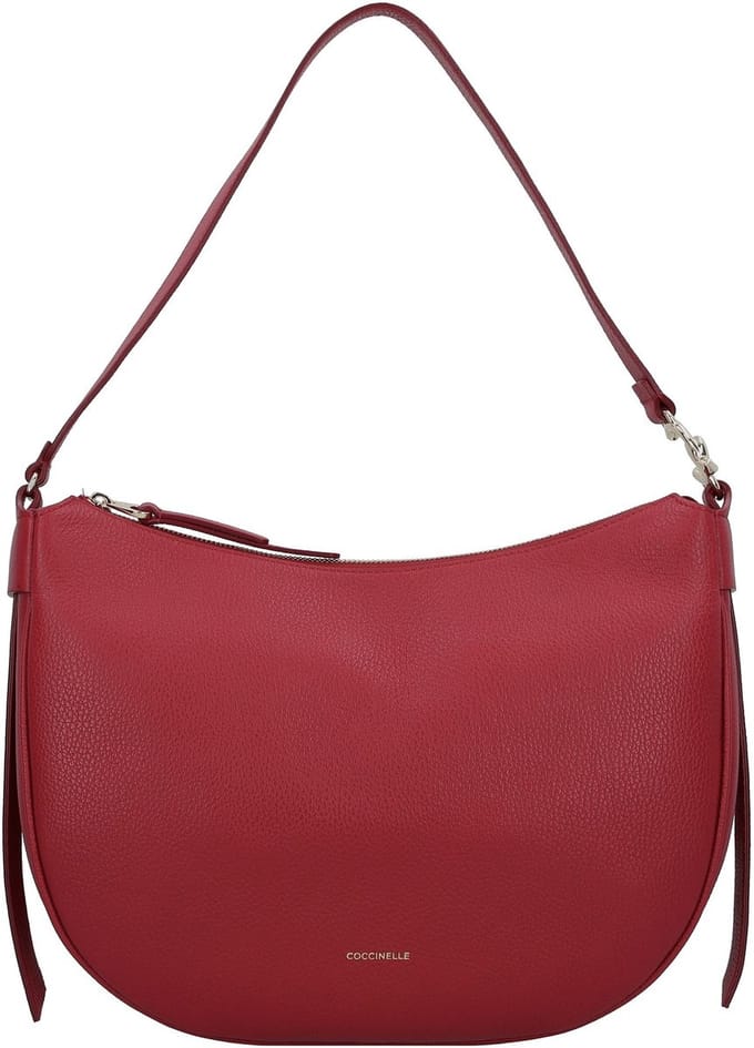 Coccinelle C-Easy Schoudertas Leer 34 cm - Dames - sangria