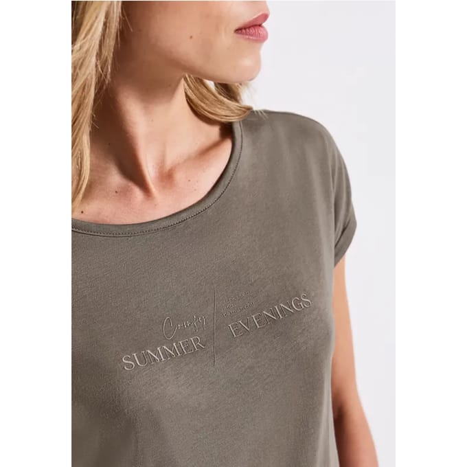 Basic shirt met print