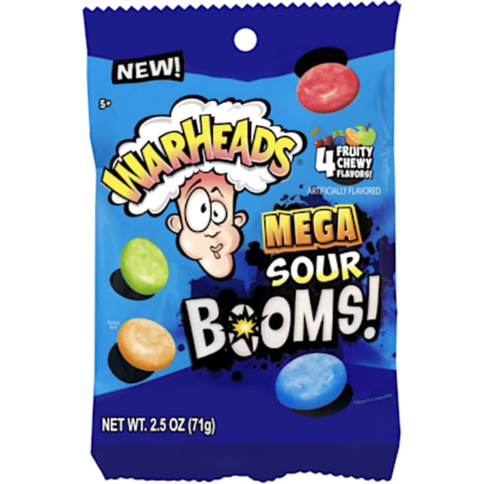 Mega Sour Booms Fruit