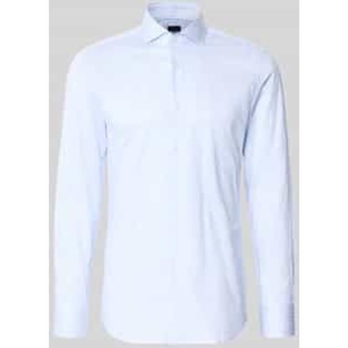 slim fit zakelijk overhemd met extra lange mouw model 'H-HANK-SP-C1'