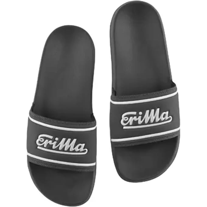 Erima Premia Erilette Badslipper - Grijs / Wit | Maat: 41