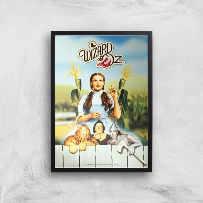 The Wizard Of Oz Giclee Art Print - A2 - Black Frame