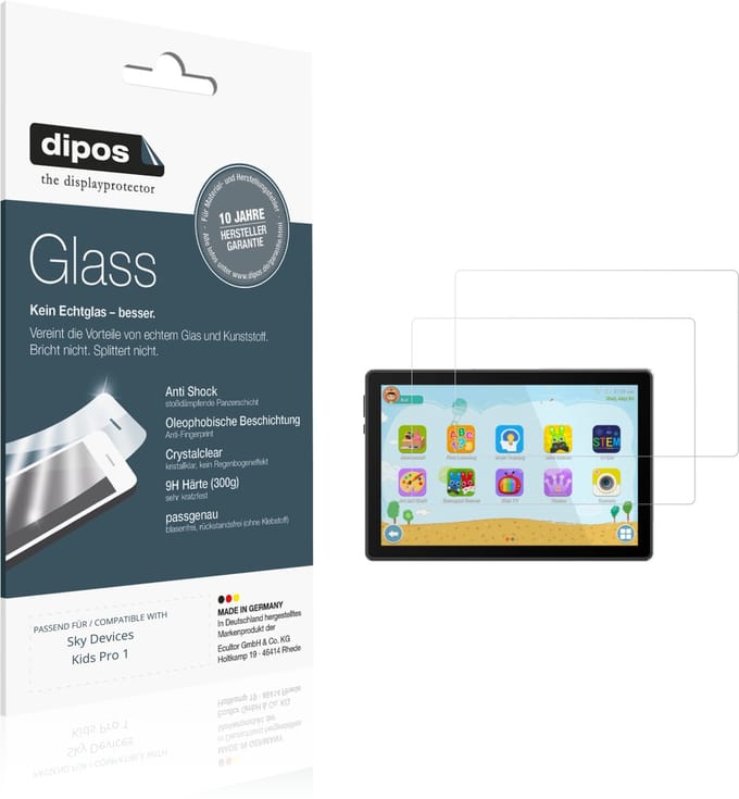 dipos – 2x Pantserfolie geschikt voor Sky Devices Kids Pro 1 | 9H Screenprotector