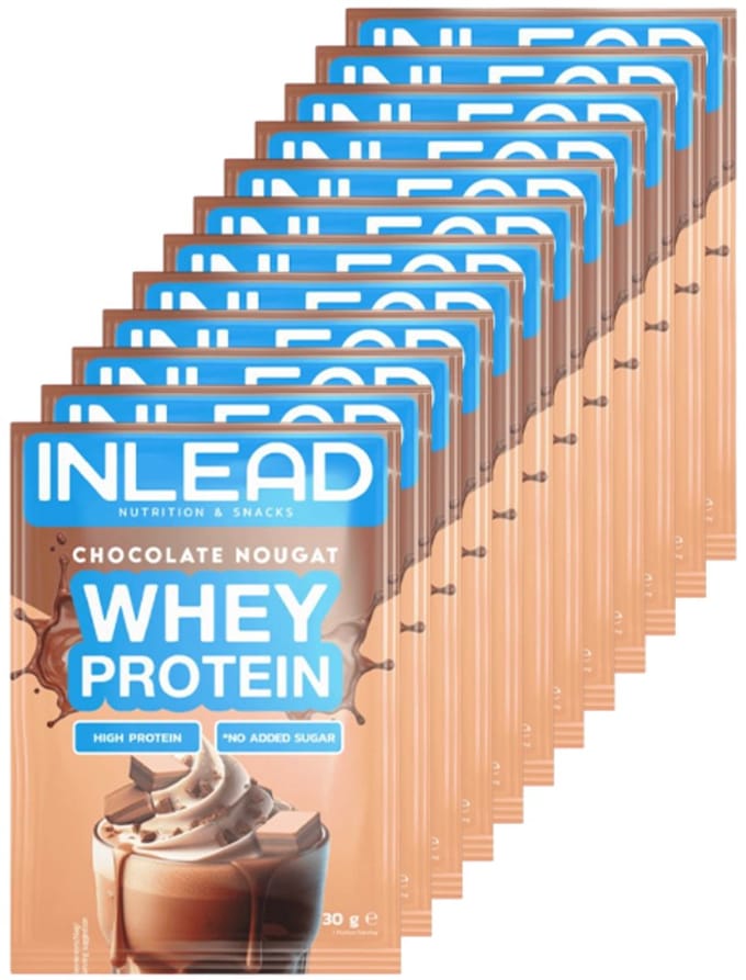 Inlead | Whey Protein | Chocolate Nougat 30g | 12 stuks | 12 x 30g