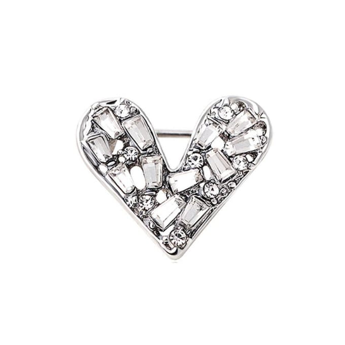 Nouvelles broches en strass pour femmes, exquises, rétro, petites et mignonnes, accessoires de mode argenté
