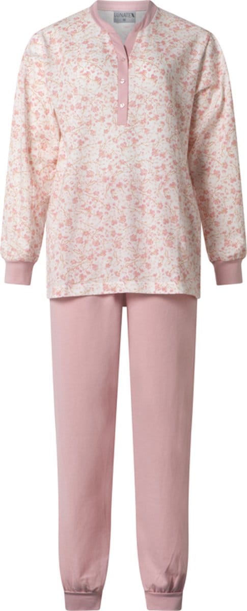 Lunatex - dames pyjama 124234 - roze - maat L