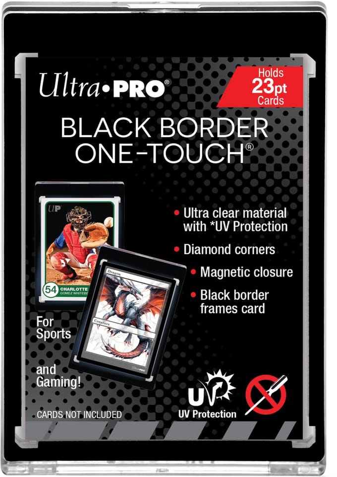 Ultra Pro - ONE-TOUCH 23PT UV Magnetische Houder met Zwarte Rand