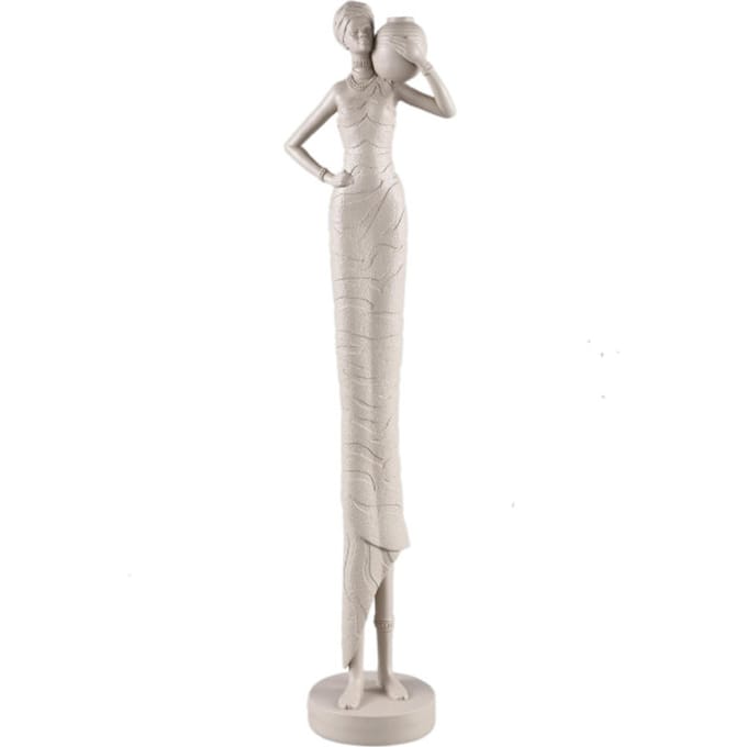 PTMD - Beeld Rafah - Taupe - 16.5x13x70cm