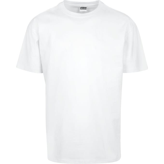 Urban Classics T-shirt - Heavy Oversized Tee - S tot 5XL - voor Mannen - wit
