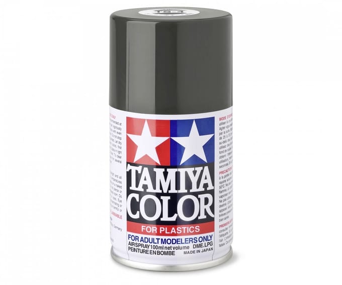Tamiya Hobbyverf Acrylverf - TS-4 German Grey - Matt - Acryl Spray - Verf spuitbus - 100 ml