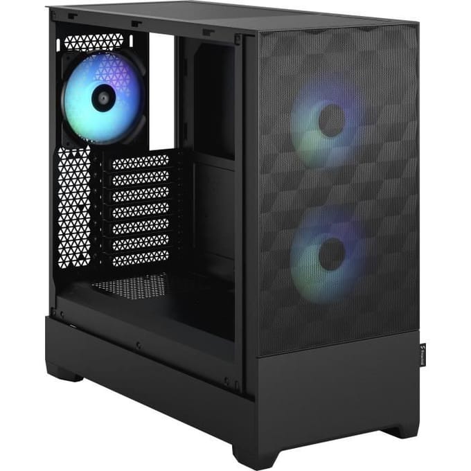 Fractal Design Pop Air RGB - Black TG Clear Tint - Case - Miditower - Transparent
