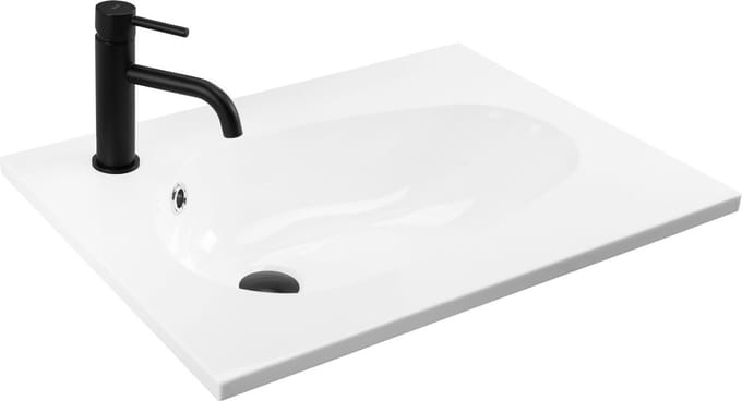 Rea Selena 60 Inbouw Wastafel Wit 61x46,5 cm