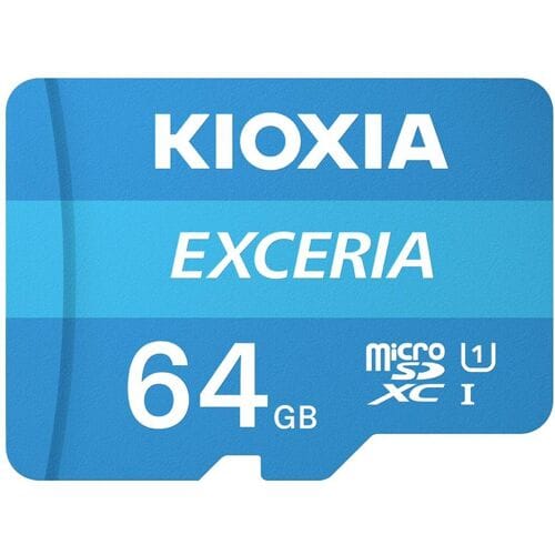 Kioxia Serie - Geheugenkaart - microSD - 64 GB - UHS-I U1 - Met Adapter