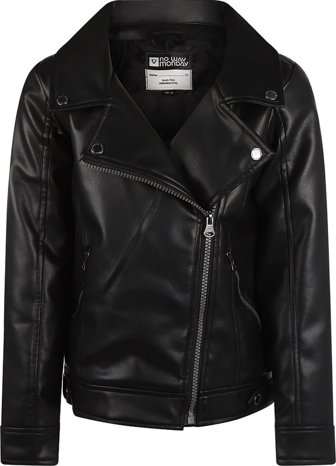 No Way Monday R-girls 3 Meisjes Jas - Black - Maat 128