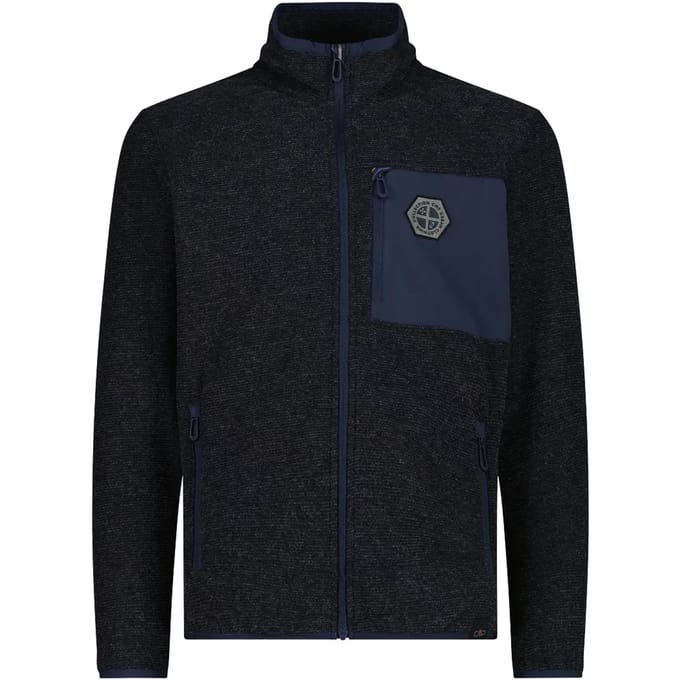 Technische fleece in gemêleerd breisel CMP
