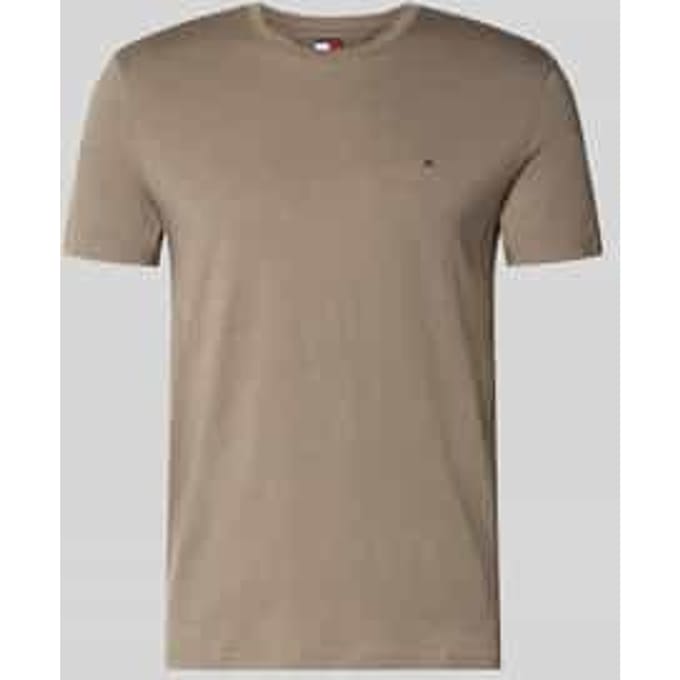 Slim fit T-shirt van katoenmix Model 'JASPE HERITAGE'