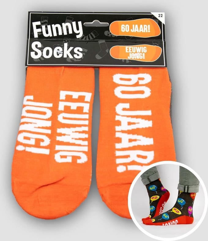 Funny Sokken 60 Jaar