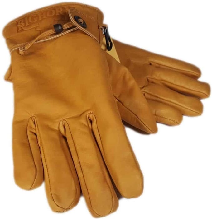 Bighorn Leren Vinger Handschoenen art. 20184 - bruin - M