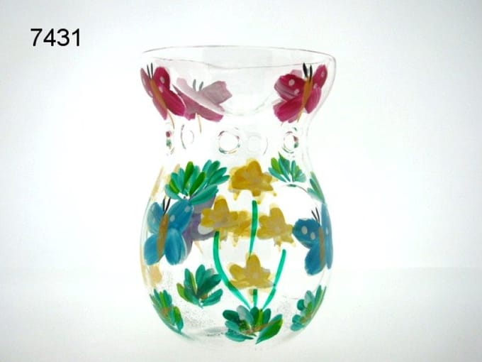 Brander voor geurolie en waxmelts, vlinders