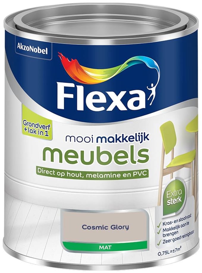 Flexa - Mooi Makkelijk Meubels Mat - Cosmic Glory - Mengverf - 750 Ml