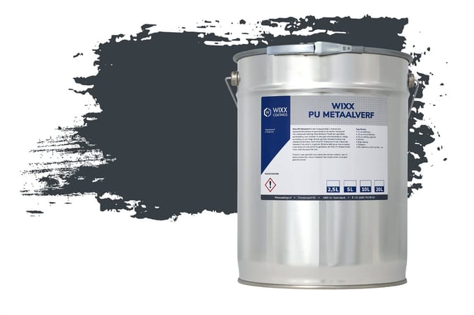 Wixx PU Metaalverf - 10L - RAL 7016 | Antracietgrijs