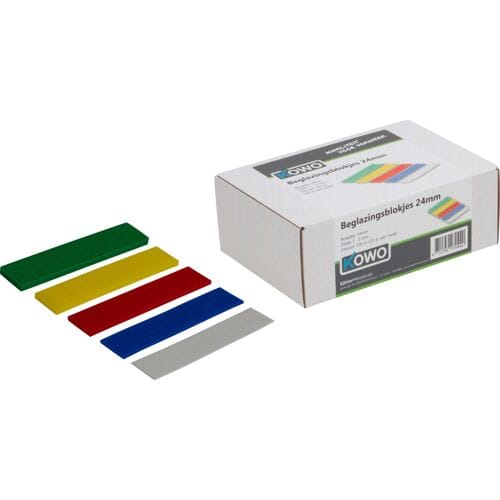 Köhler Woodcap Kowo beglazingsblok assortimentsdoos 24mm 1-5mm