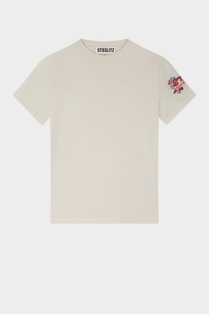 Stieglitz Faraiya Fitted T-shirt White Größe: M | Hemden Outlet | Damen | Weiß