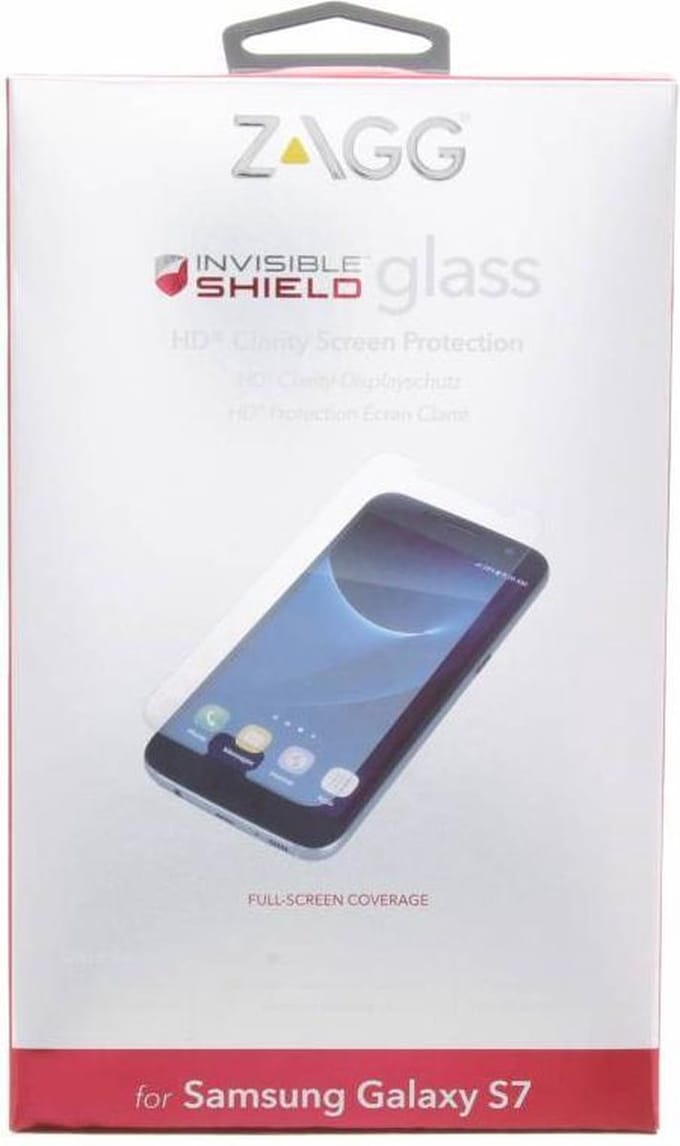 ZAGG InvisibleShield Tempered Glass Screenprotector Samsung Galaxy S7