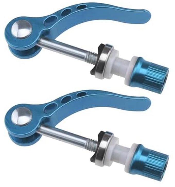 M6 × 65 mm Fiets Snelsluiting Zadelpenklem - Set van 2 - Blauw